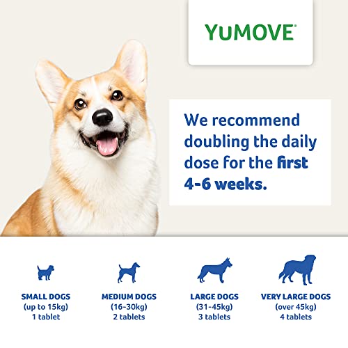YuMOVE Senior Dog | High Strength Joint Supplement for Older, Stiff Dogs with Glucosamine, Chondroitin, Green Lipped Mussel | Aged 9+ | 120 Tablets - FoxMart™️ - Lintbells